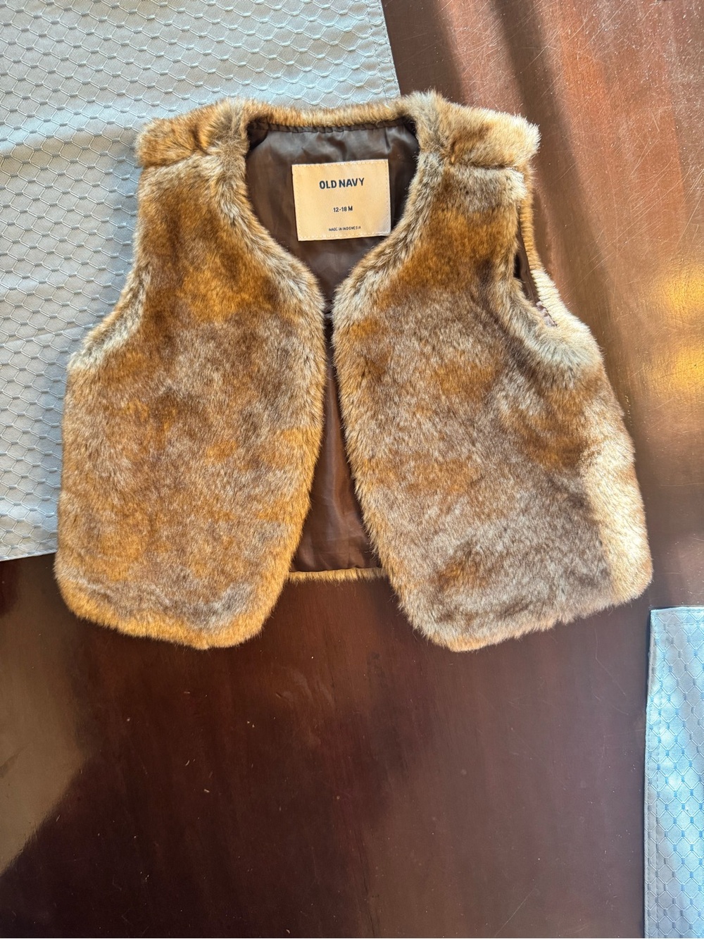 Old Navy Kids Faux Fur Vest - Brown